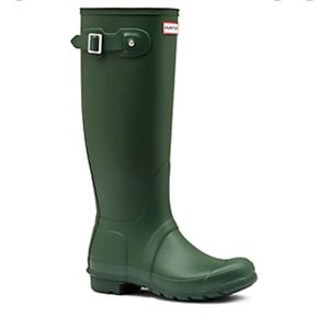 Green Classic Tall Weatherproof Hunter Boots